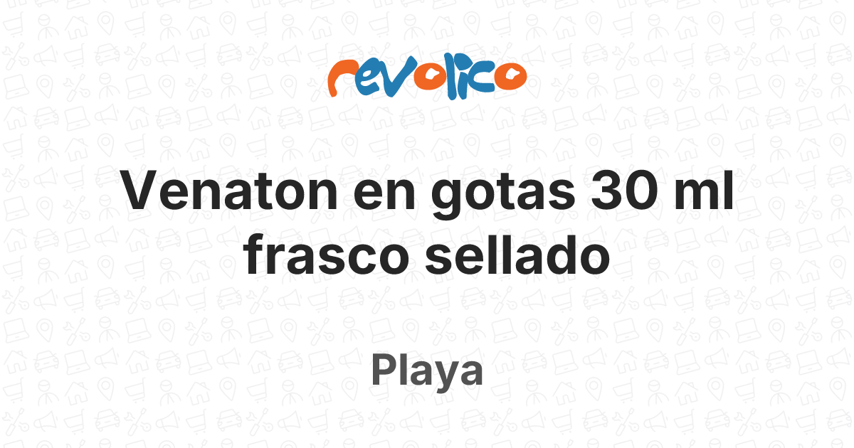 Venaton en gotas 30 ml frasco sellado en Playa, La Habana, Cuba - Revolico