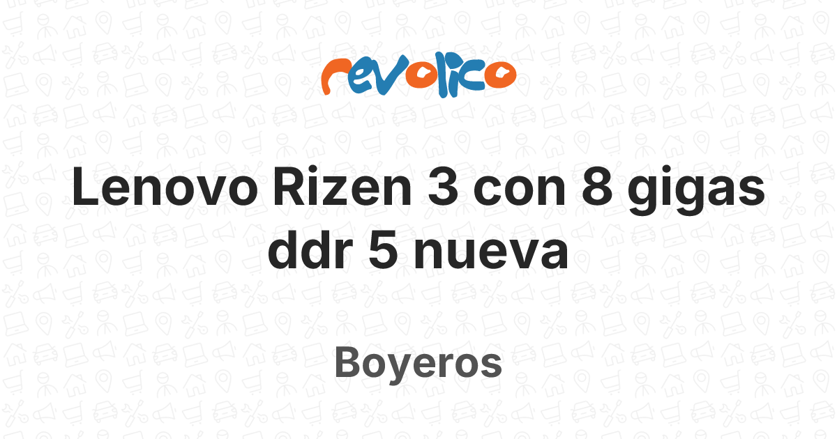 Lenovo Rizen 3 con 8 gigas ddr 5 nueva en Boyeros, La Habana, Cuba ...