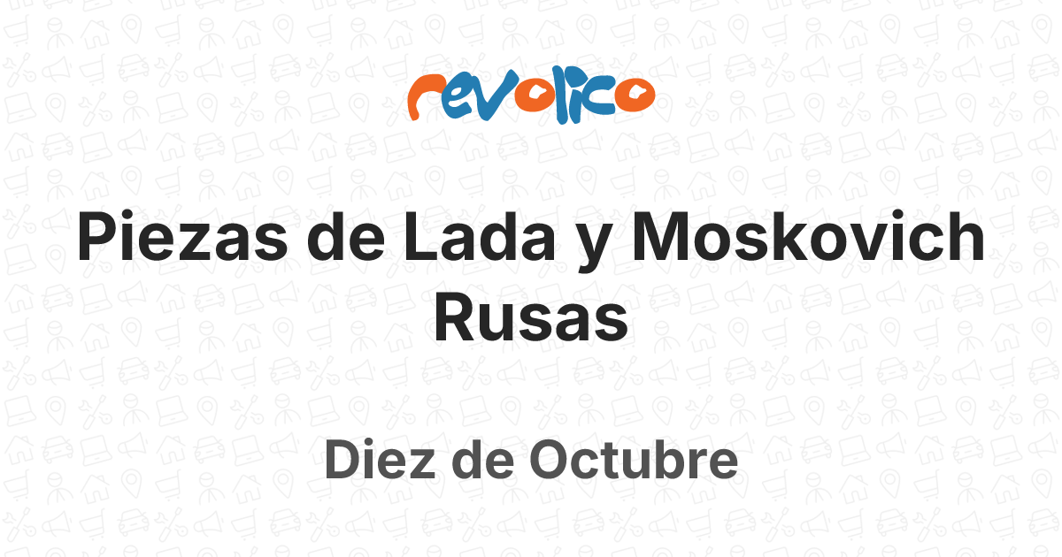 Piezas de Lada y Moskovich Rusas en Diez de Octubre, La Habana, Cuba ...