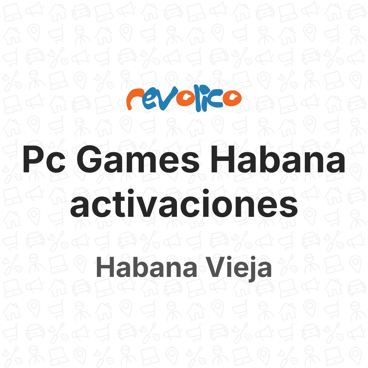 Pc Games Habana activaciones en Habana Vieja, La Habana, Cuba - Revolico