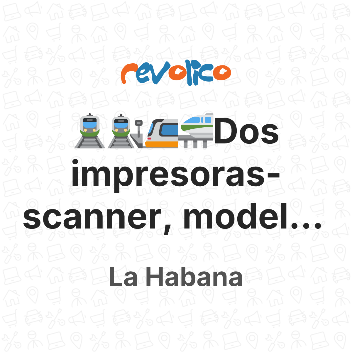 🚊🚉🚈🚝Dos impresoras-scanner, modelos L575 Y l31 en La Habana, Cuba ...