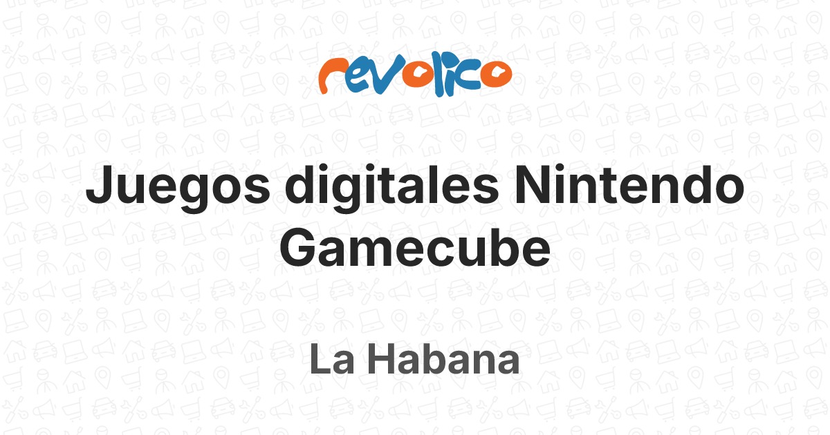 Juegos digitales Nintendo Gamecube en La Habana, Cuba - Revolico